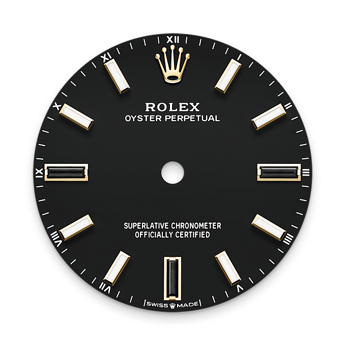 Black dial