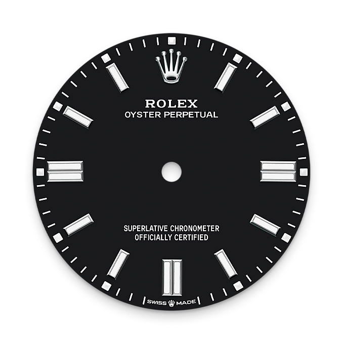 Black dial