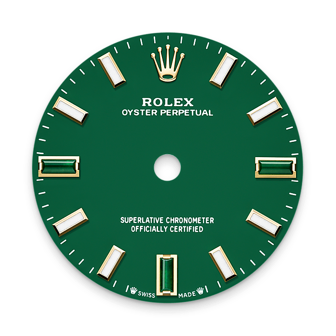 Green stone dial