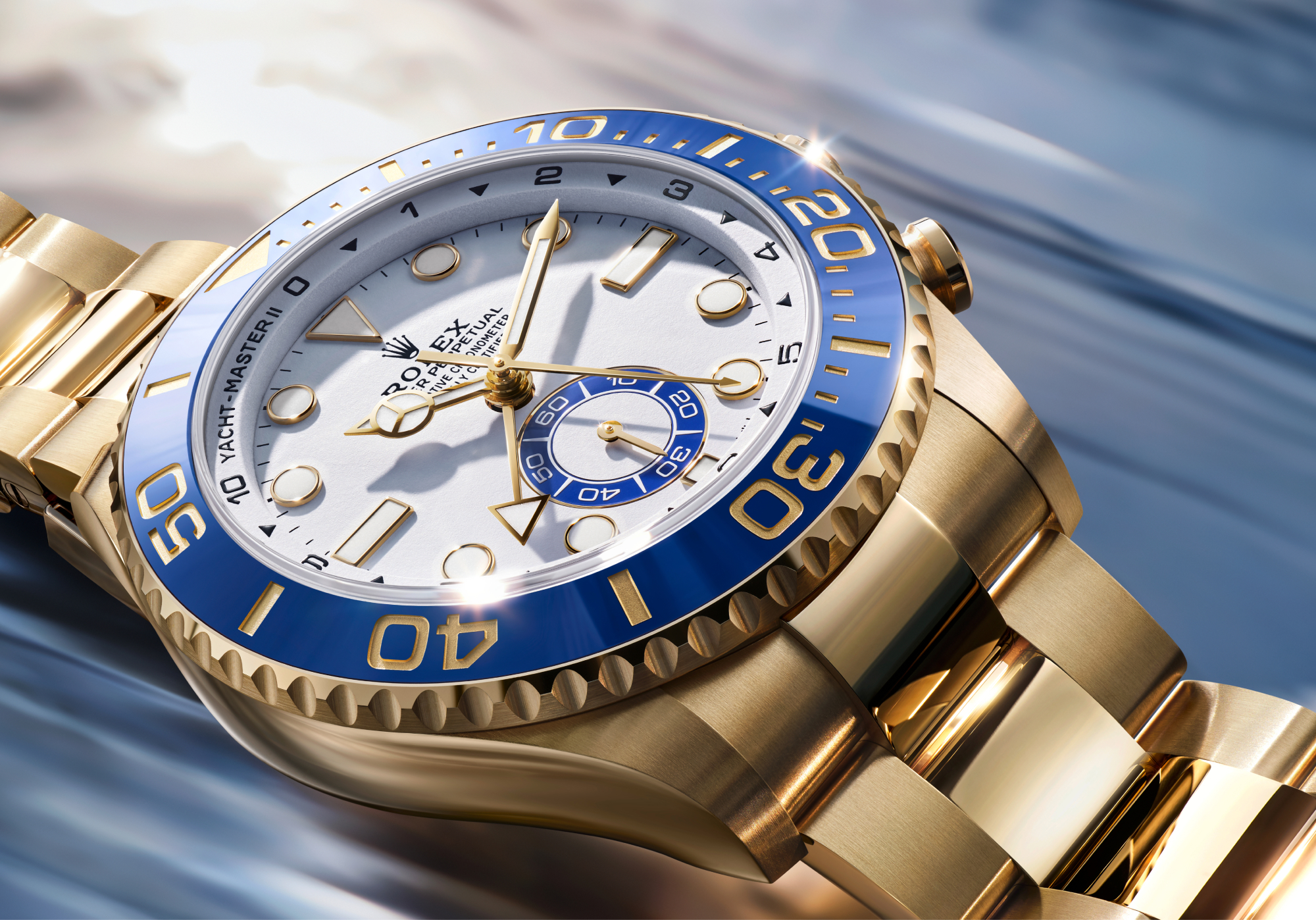 Rolex Yacht-Master II immediately recognizable bezel