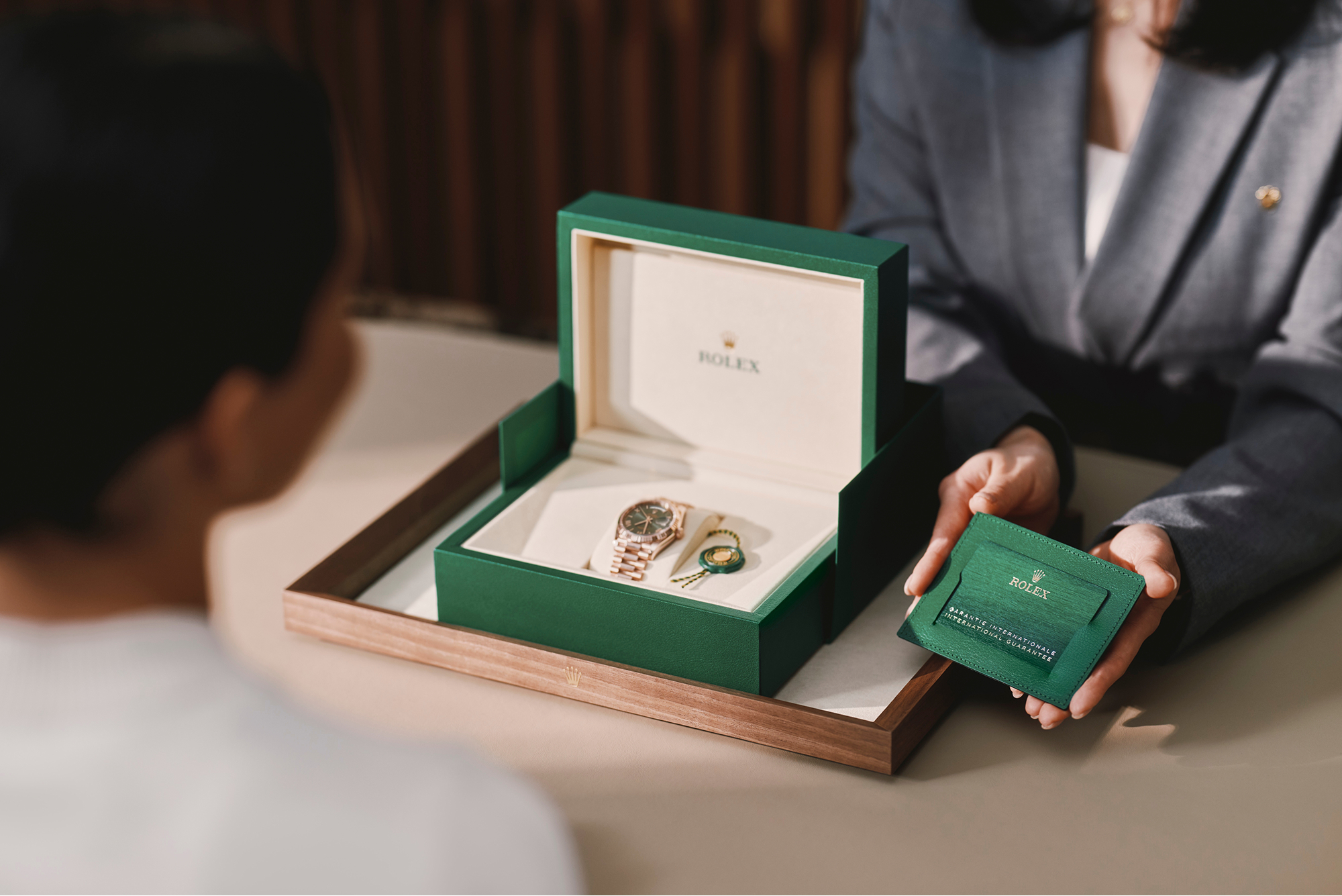 Rolex guarantee card